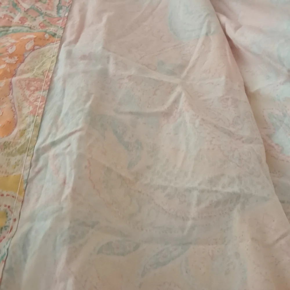 Ralph Lauren King Tres Grand Jamaica Coral Paisley Duvet King Beautiful EUC
